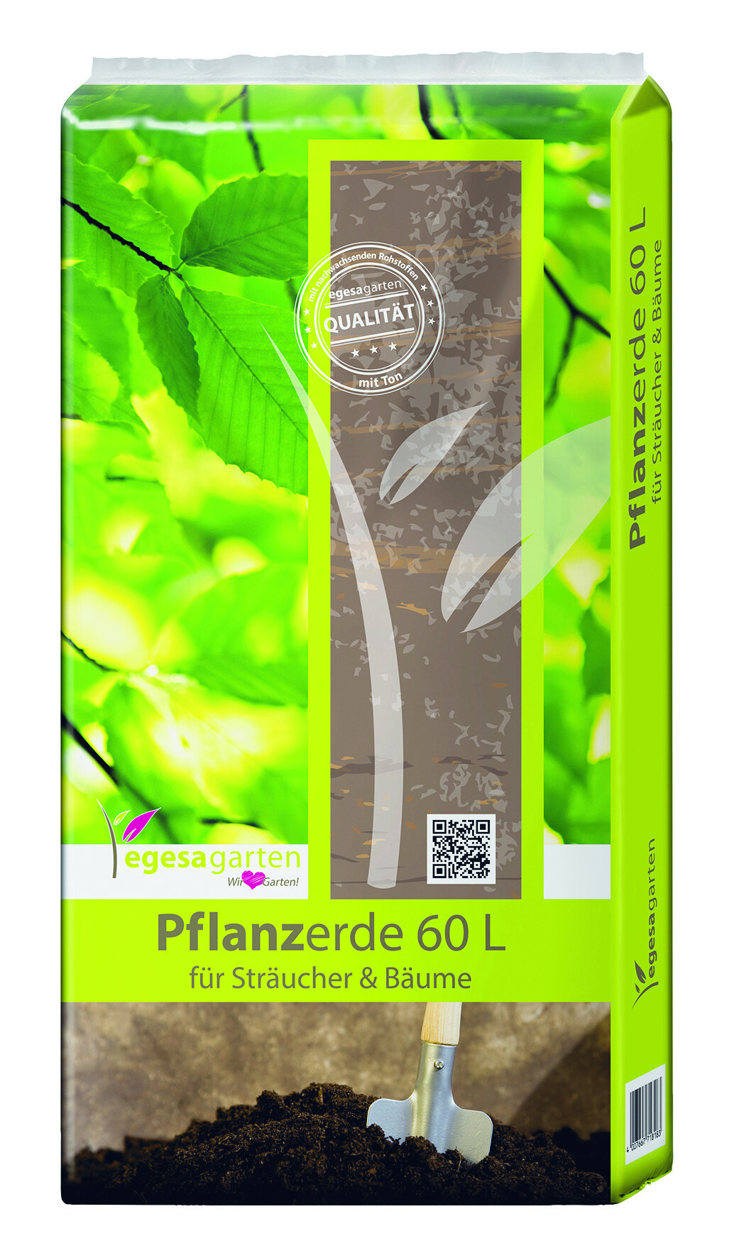 egesagarten Pflanzenerde 60liter für Sträucher & Bäume