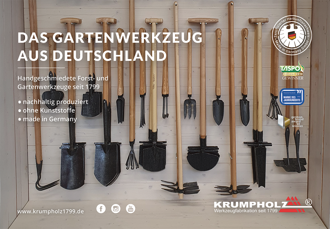 Krumpholz Handgeschmiedete Forst- und Gartenwerkzeuge