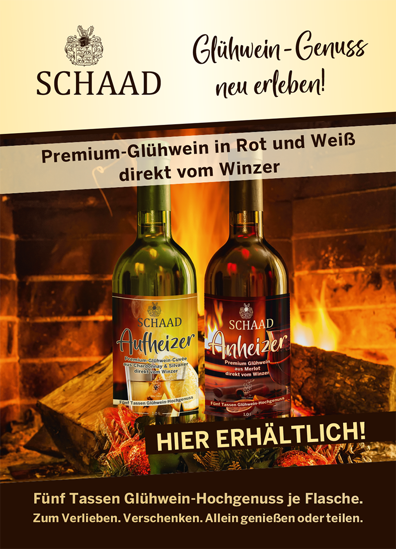Schaad Glühwein Werbung