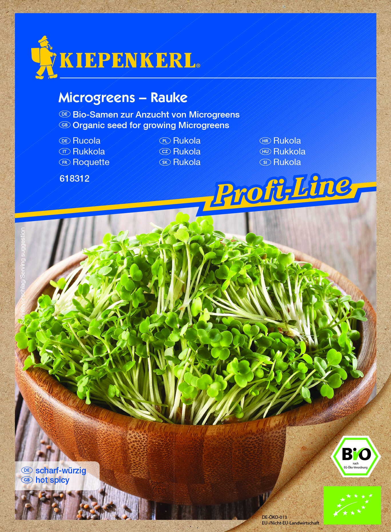 MicroGreens Rauke Packung