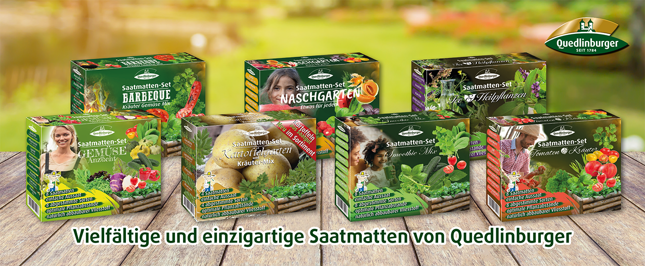 Quedlinburger Saatmatten verschiedener Ausführung