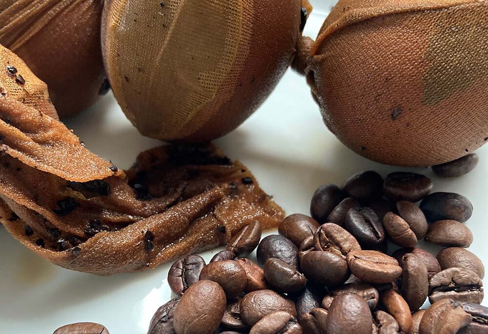 Ostereier mit Kaffee färben
