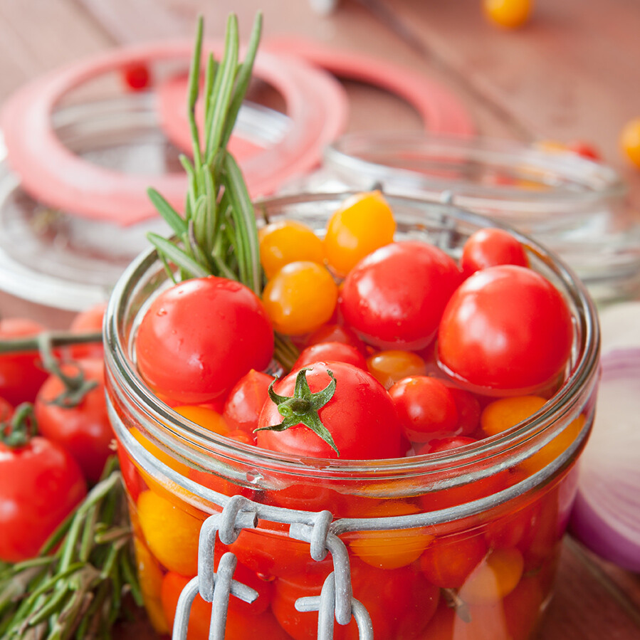 Rezept Tomaten im würzigen Sud