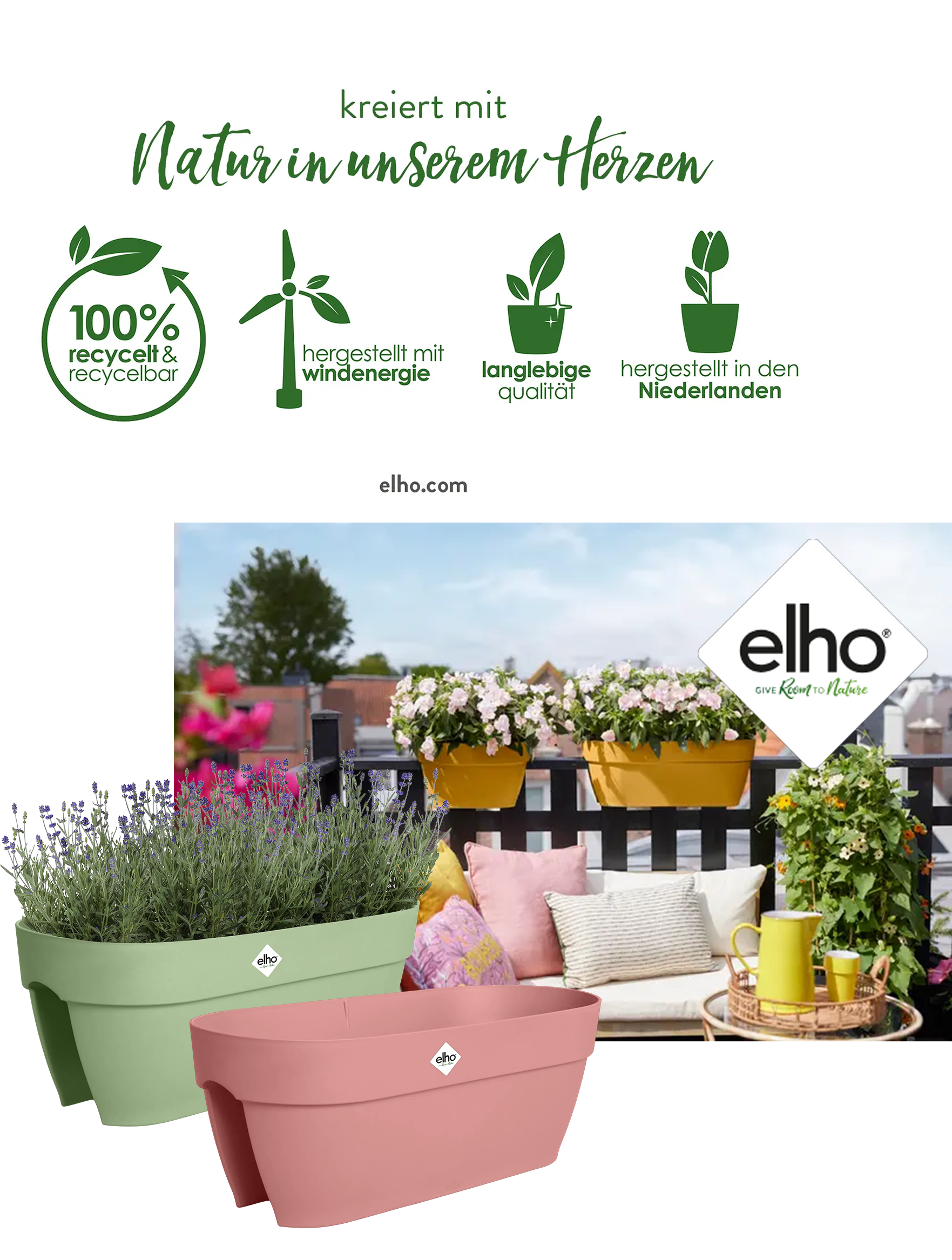 Elho Töpfe Balkon