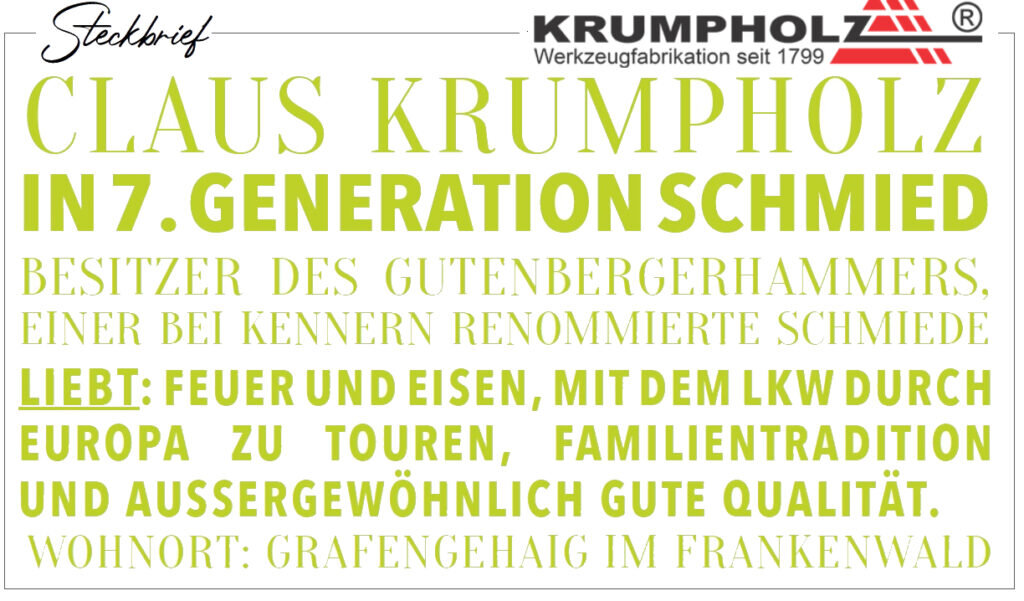 Steckbrief: Claus Krumpholz