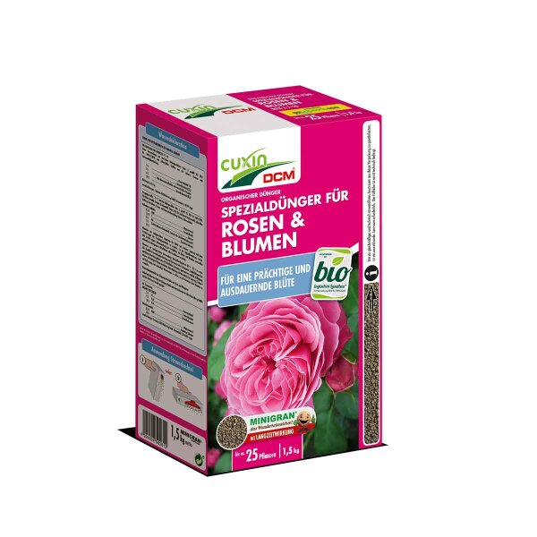 Spezialdünger für Rosen – Cuxin DCM Spezialdünger 1,5 kg