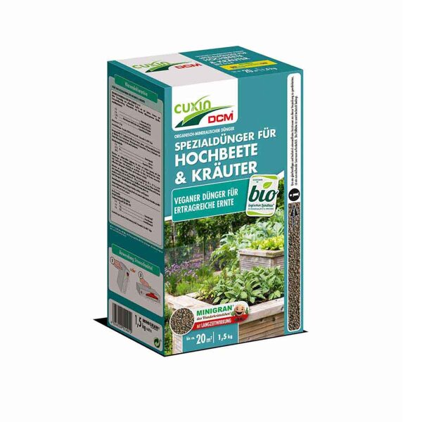 Hochbeet- & Kräuterdünger – Spezialdünger für Hochbeete und Kräuter