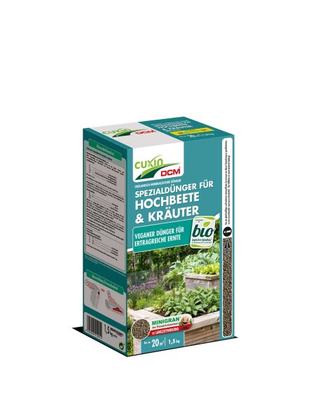 Spezialdünger für Hochbeete und Kräuter 1,5kg